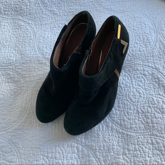 Gaudi Black and Gold Ankle Boots - Picture 4 of 7